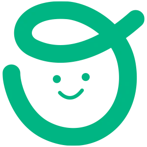 Time Out Sitters green icon with smiley face.
